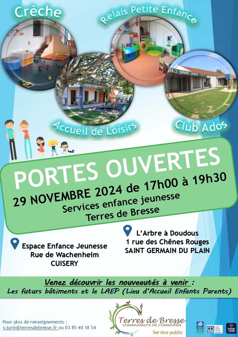 portes ouvertes enfance jeunesse comcom terres de bresse