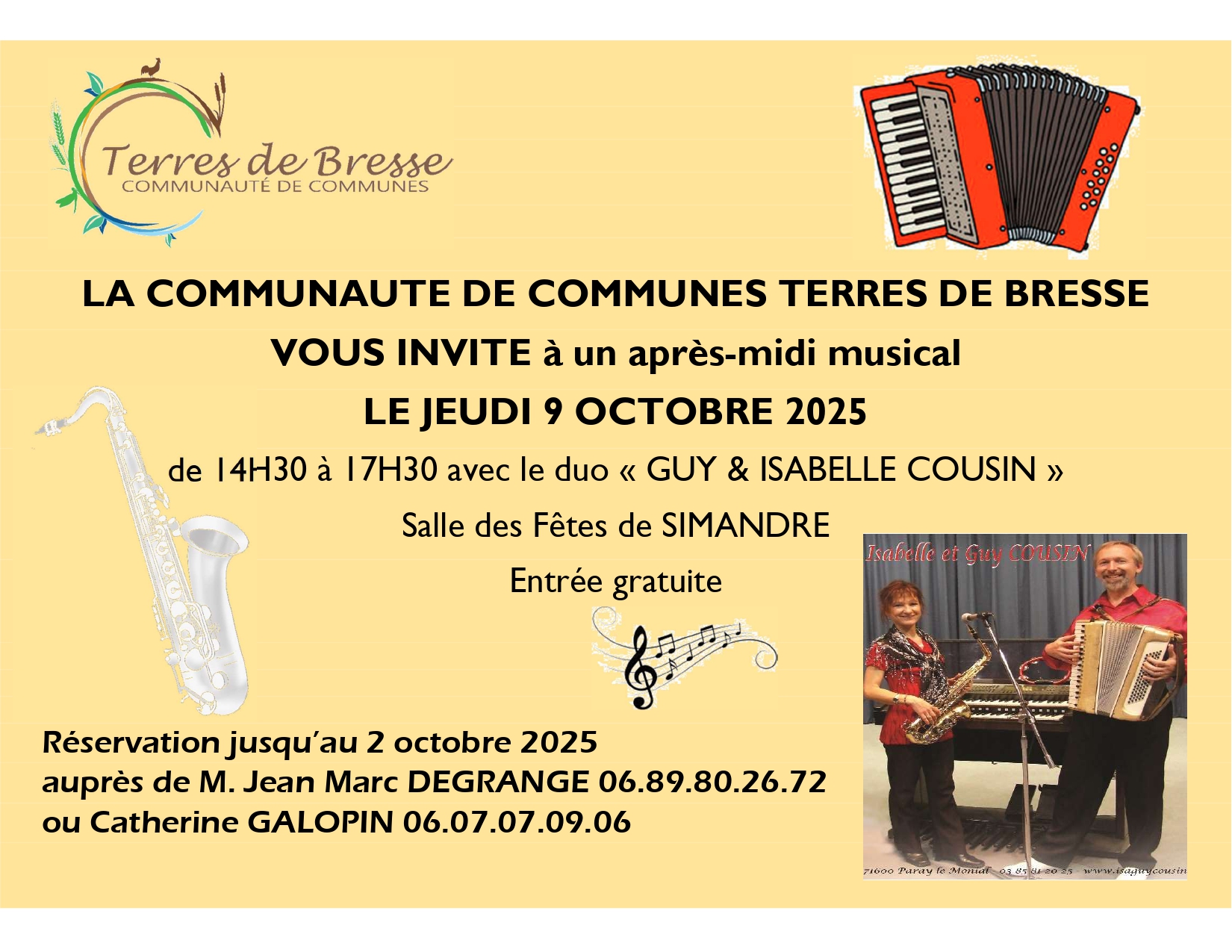 apres midi musical simandre