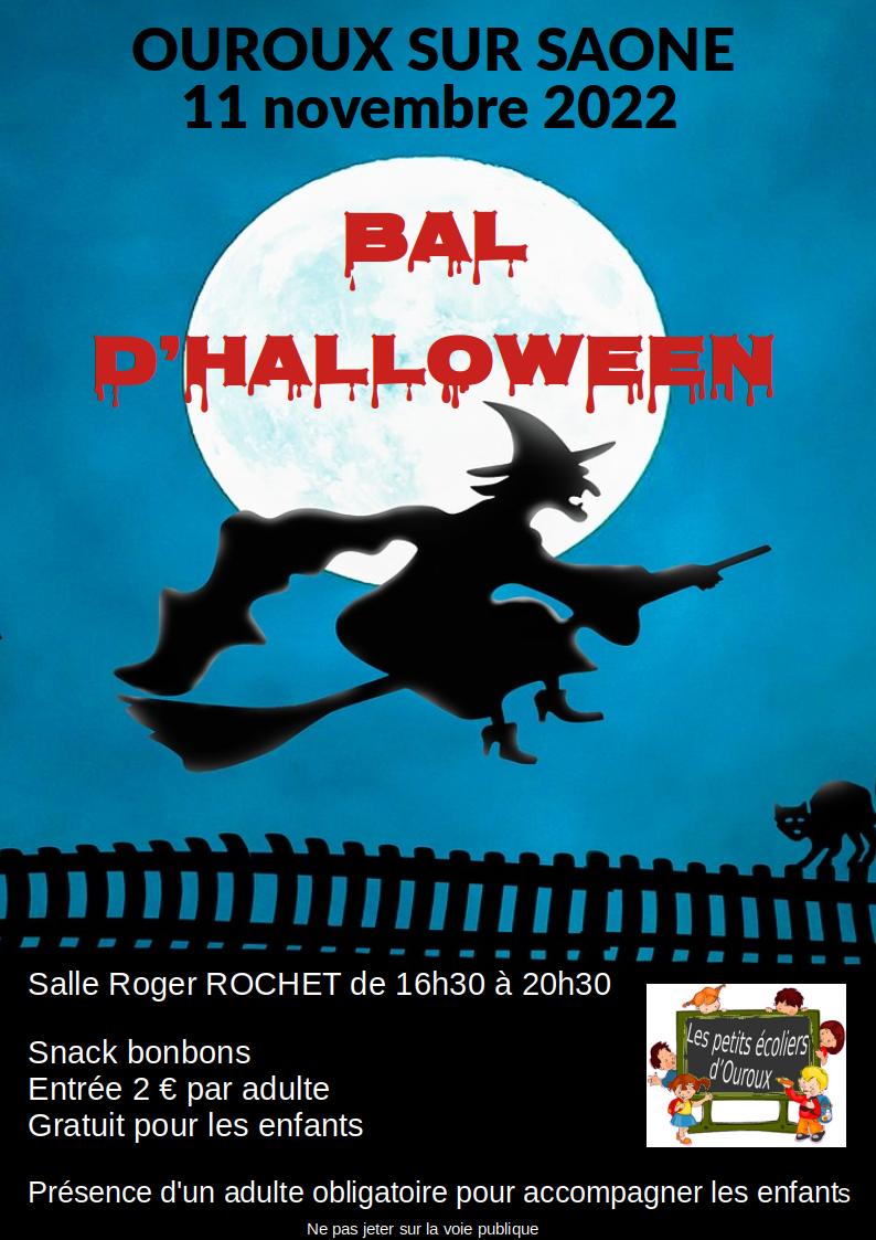 Bal halloween petits écoliers d'ouroux