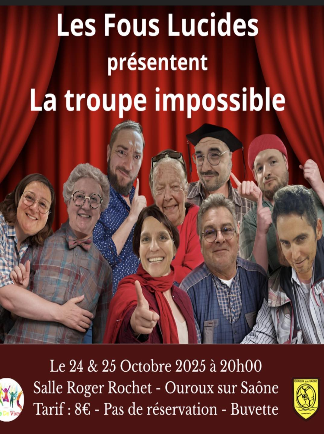 théatre les fous lucides ouroux sur saone