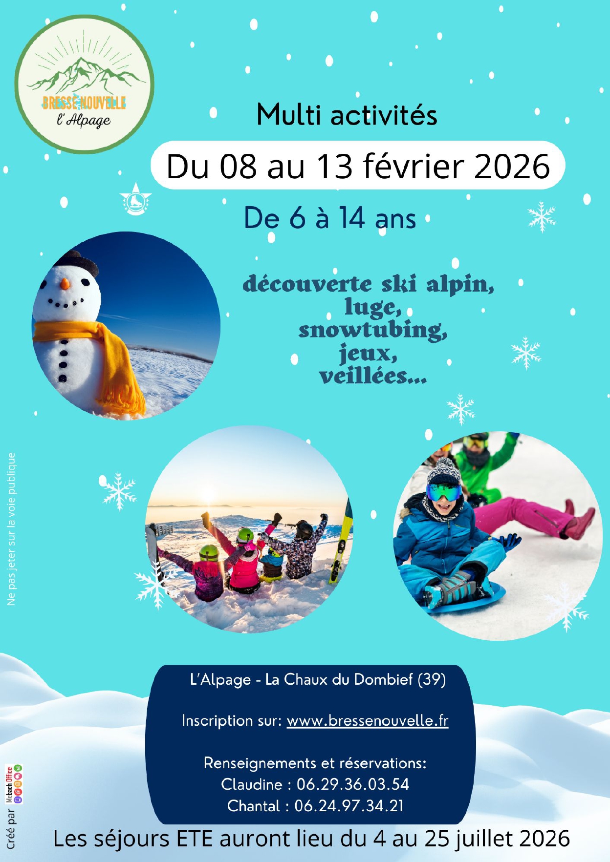 Séjour Bresse Nouvelle février 2026