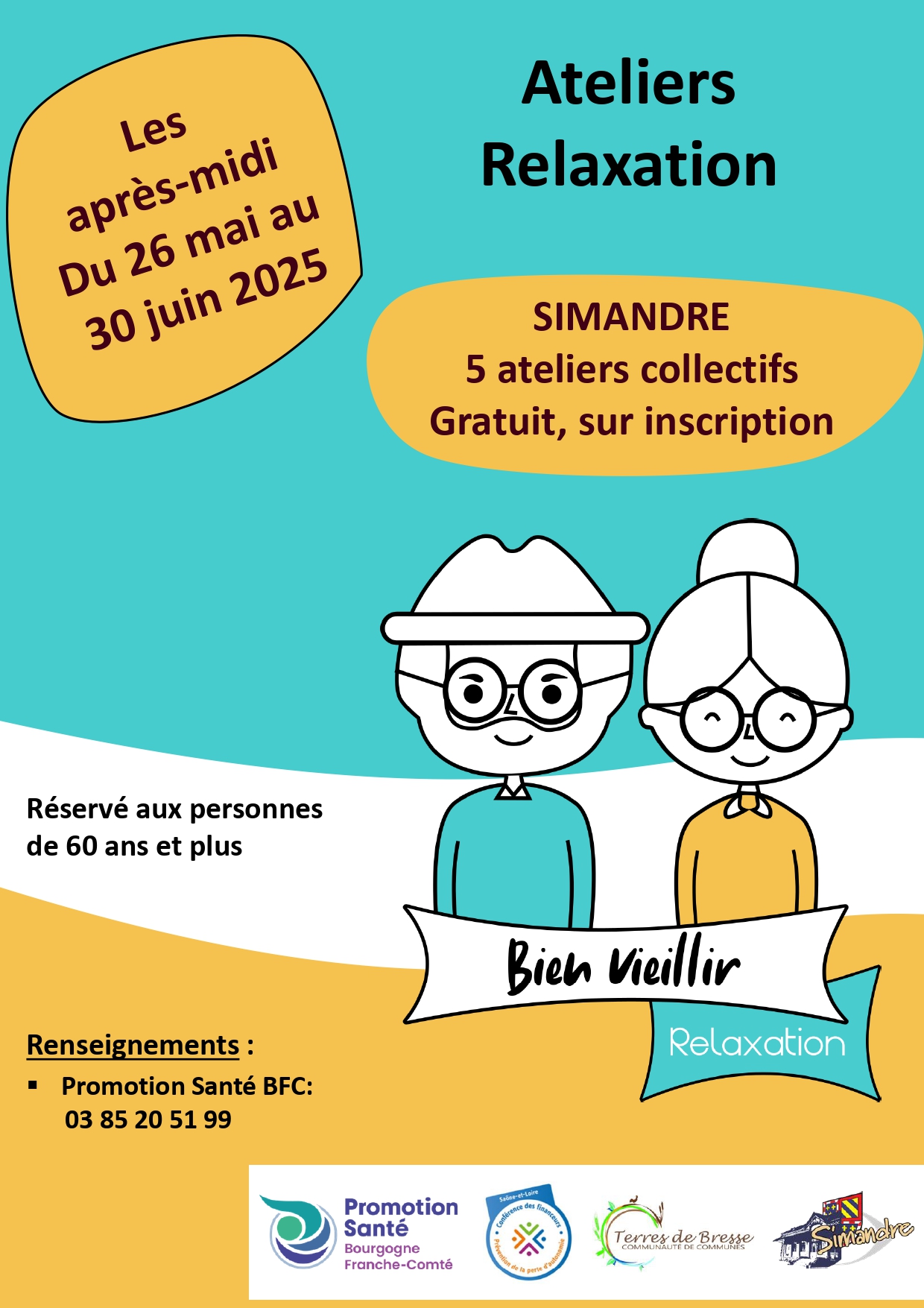 AFFICHE ATELIERS RELAXATION